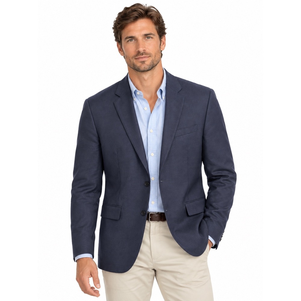 J.Crew Ludlow Blazer 38R Navy Loro Piana Super 120s Italian Wool Jacket Slim